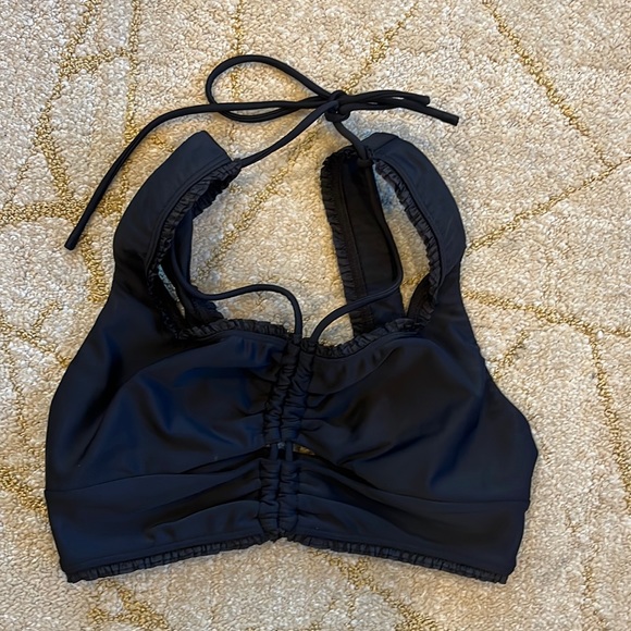 Free People FP Movement Plie Sports Bra Ruffles Cinched Crop Top small - Picture 2 of 6